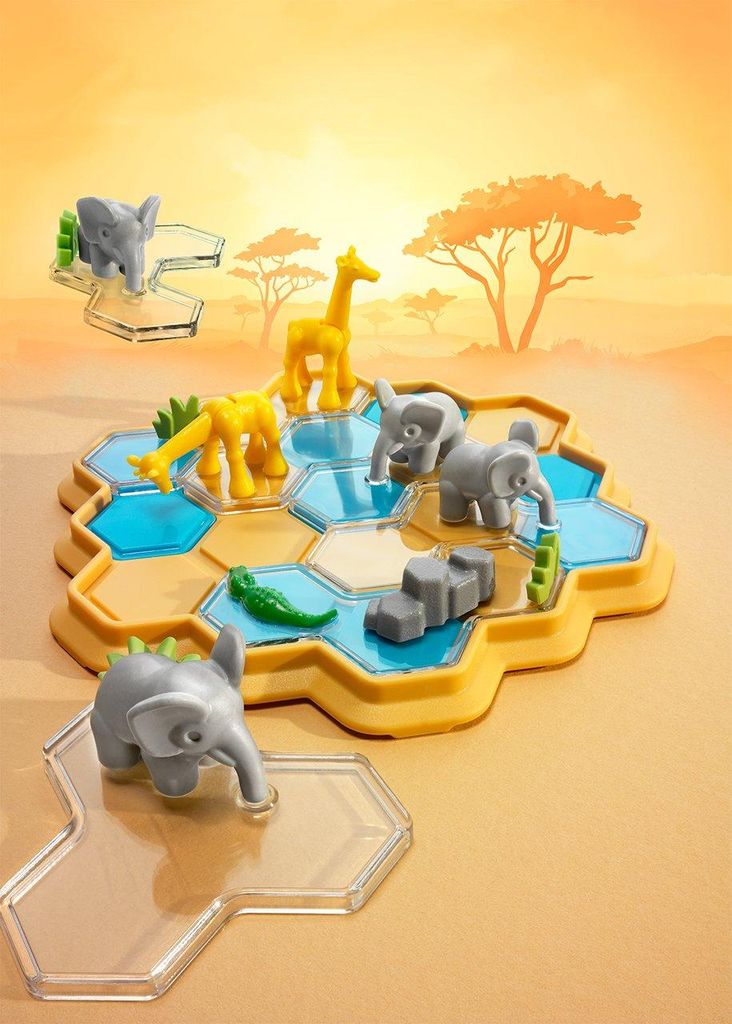 SmartGames Croco Tiles, 3D-puzzel, 6 stenen Productafbeelding 