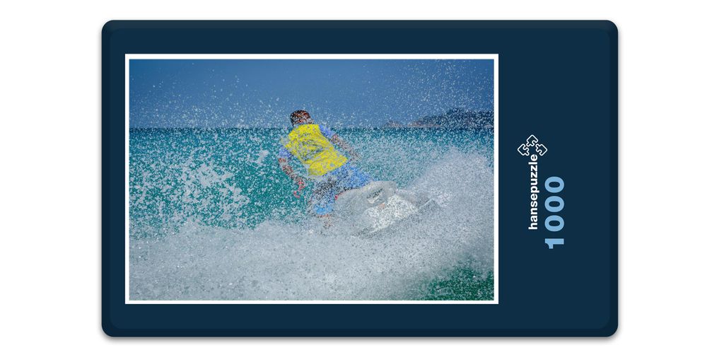 hansepuzzle 12792 - Wasser-Sport Puzzle, 1000 Teile, Reisen, 60,0 x 46,0cm mit hochwertiger Aufbewahrung, Kartonbox und wiederverschließbarem Beutel