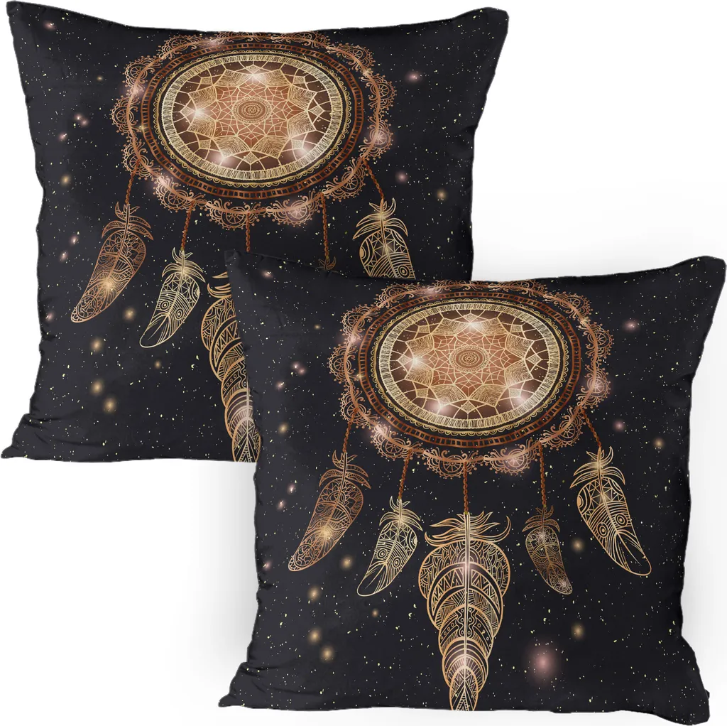 Rénovez vos grands coussins avec ces 2 housses Mandala 80x80 lavables
