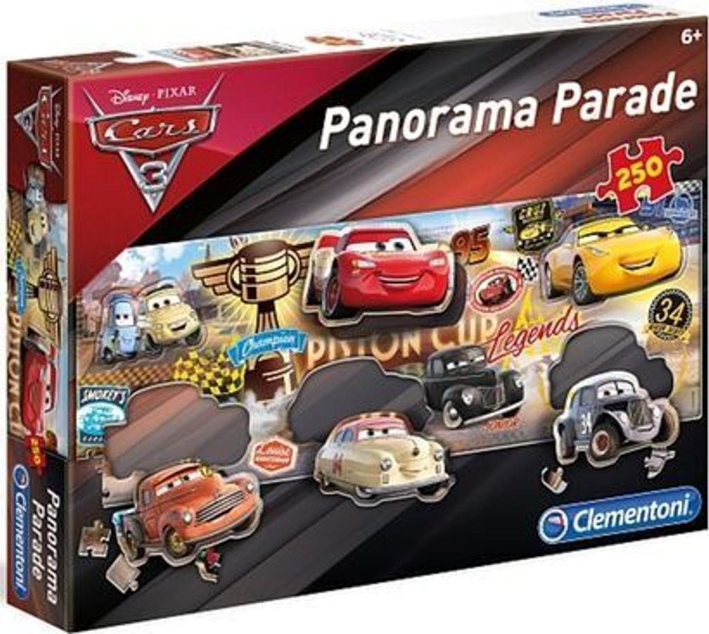 Clementoni 97042 - Disney - Cars - Panorama - 250 Teile
