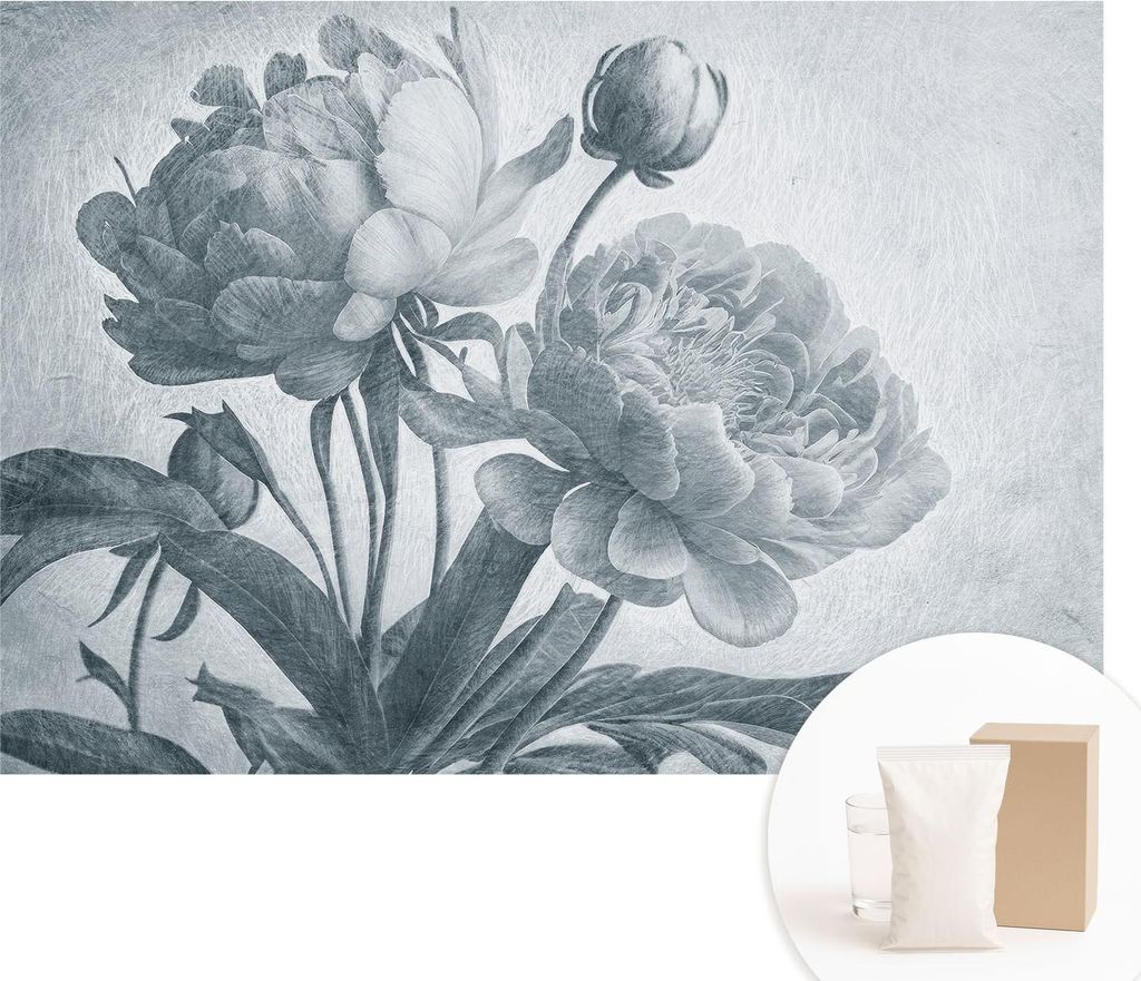 Fototapete - Wandbilder für Wohnzimmer - 312x219 cm - Dekorative Wandfolie - Modernes Design für Wanddekoration - Tapeten für Innenräume - Flor...