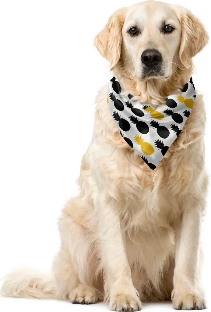 Foulard Animali ABAKUHAUS Giallo Nero 55 cm - Design Esotico Chic