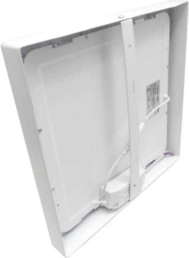 Lot de 10 Panneaux Lumineux LED Carrés 24W pour Éclairage Intérieur 220V
