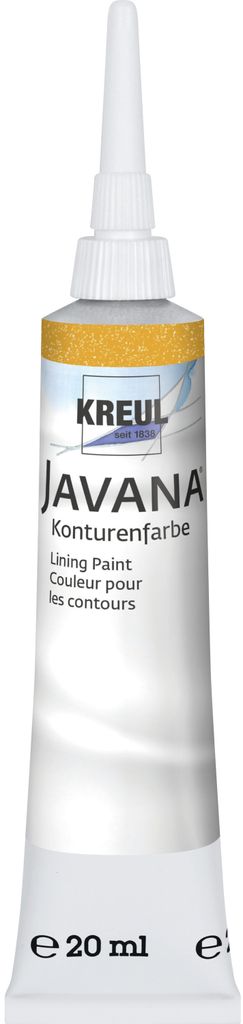 KREUL Javana Konturenfarbe Perlglanz-Effekt Gold 20 ml Tube Produktbild 