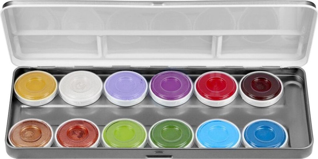 Wasserschminke Fairytale - Palette mit 12 Farben