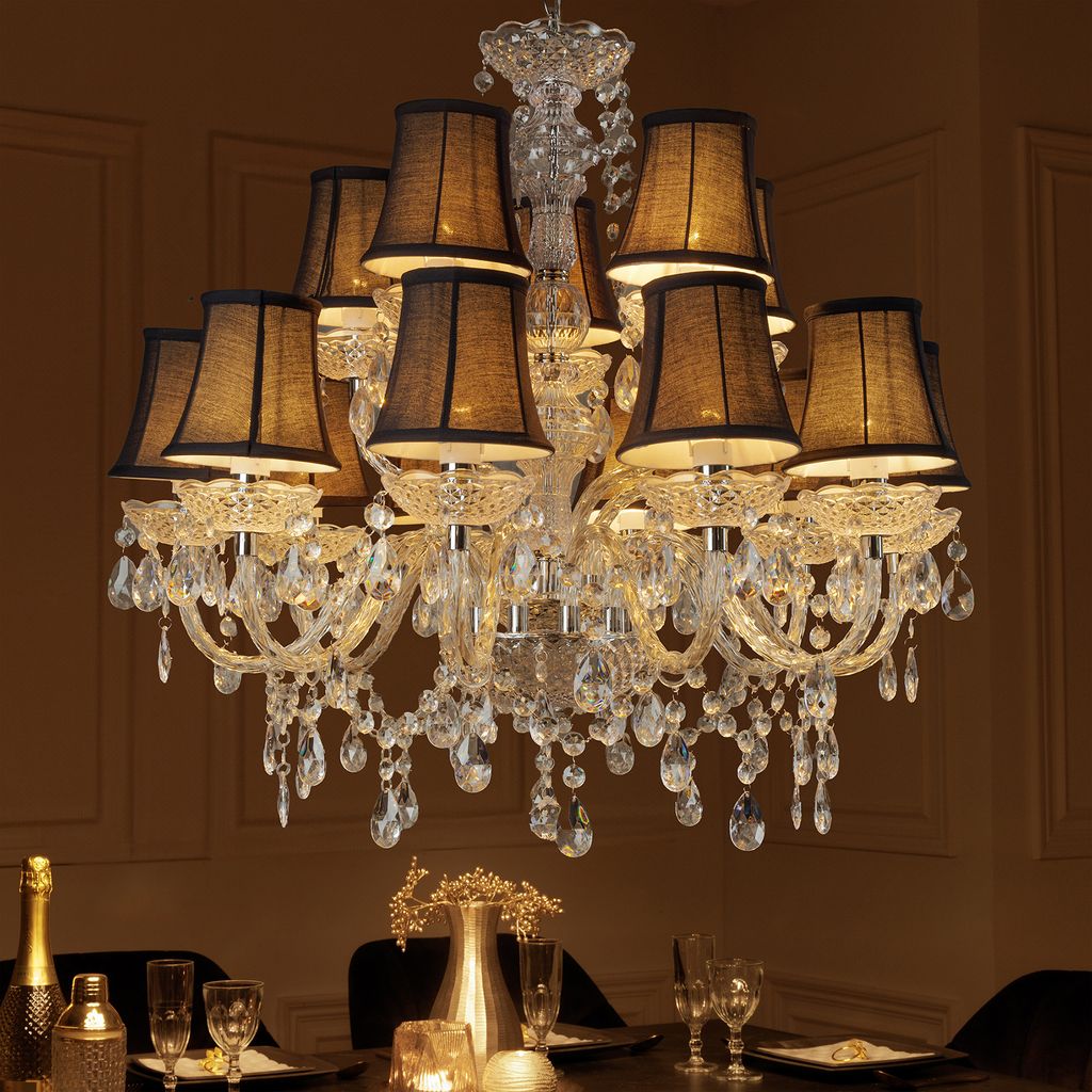 riess-ambiente Design Kronleuchter CRYSTAL XL 80cm klar Produktbild 