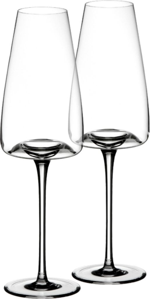 Zieher RICH - kristallines Glas - D7cm H23cm - 2er Produktbild 