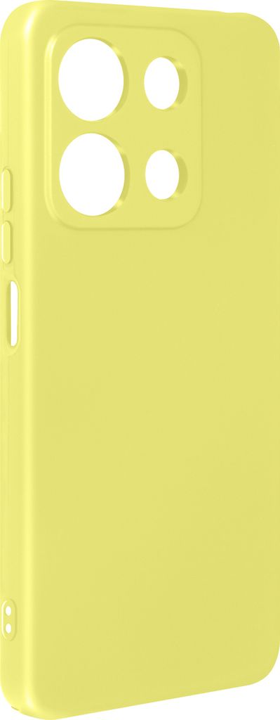 Avizar, Halbsteife Silikon Handyhülle für Xiaomi Redmi Note 13 4G, Gelb