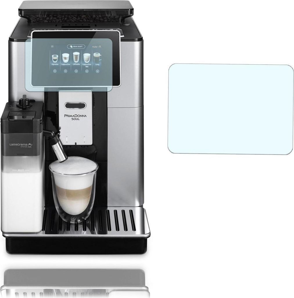 Display Schutzfolie geeignet für DeLonghi PrimaDonna Soul Ecam 610.75 - 610.74 - 610.55 - 612.55