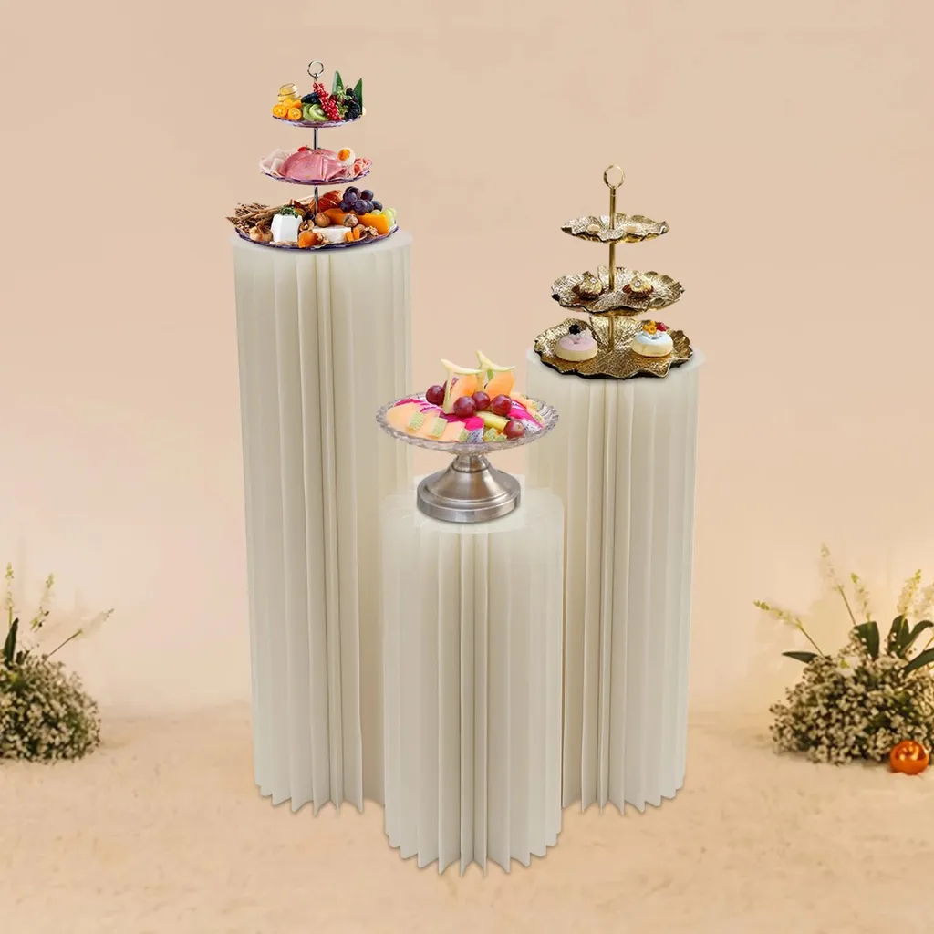 Colonnes décoratives de mariage pliables pour shooting et buffets - 3