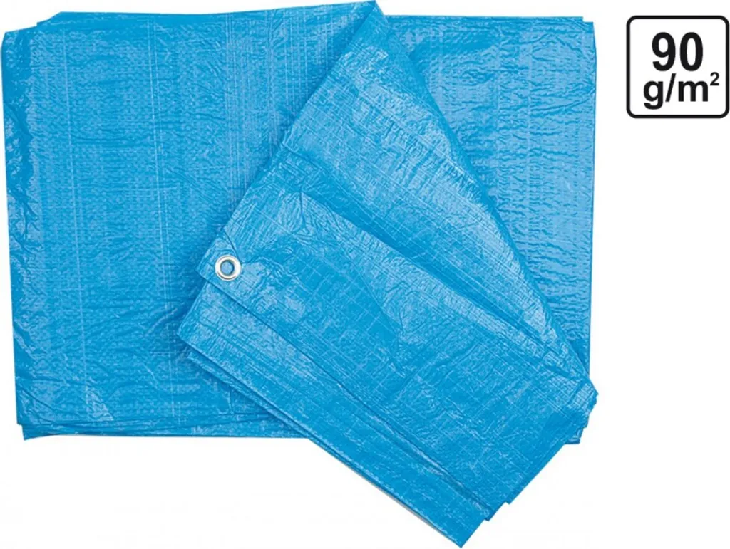 Bâche Vorel Bleue 90g 5 x 8m - Protection Multi-usage Résistante - 2