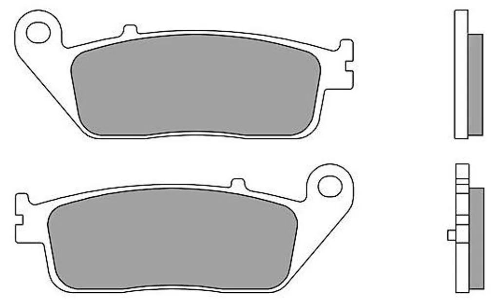 Plaquettes de frein Brembo CC 07098CC organiques haute performance KYMCO