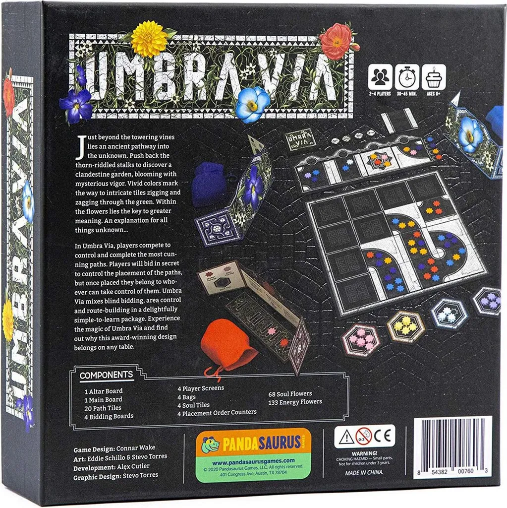 Umbra Via Jeu de Société de Stratégie Édition Anglaise pour Experts