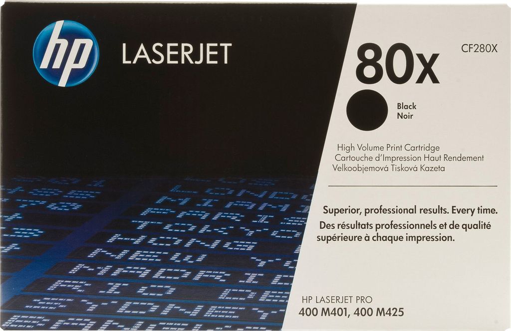 HP Toner CF 280 X schwarz No. 80 Obrázek produktu 