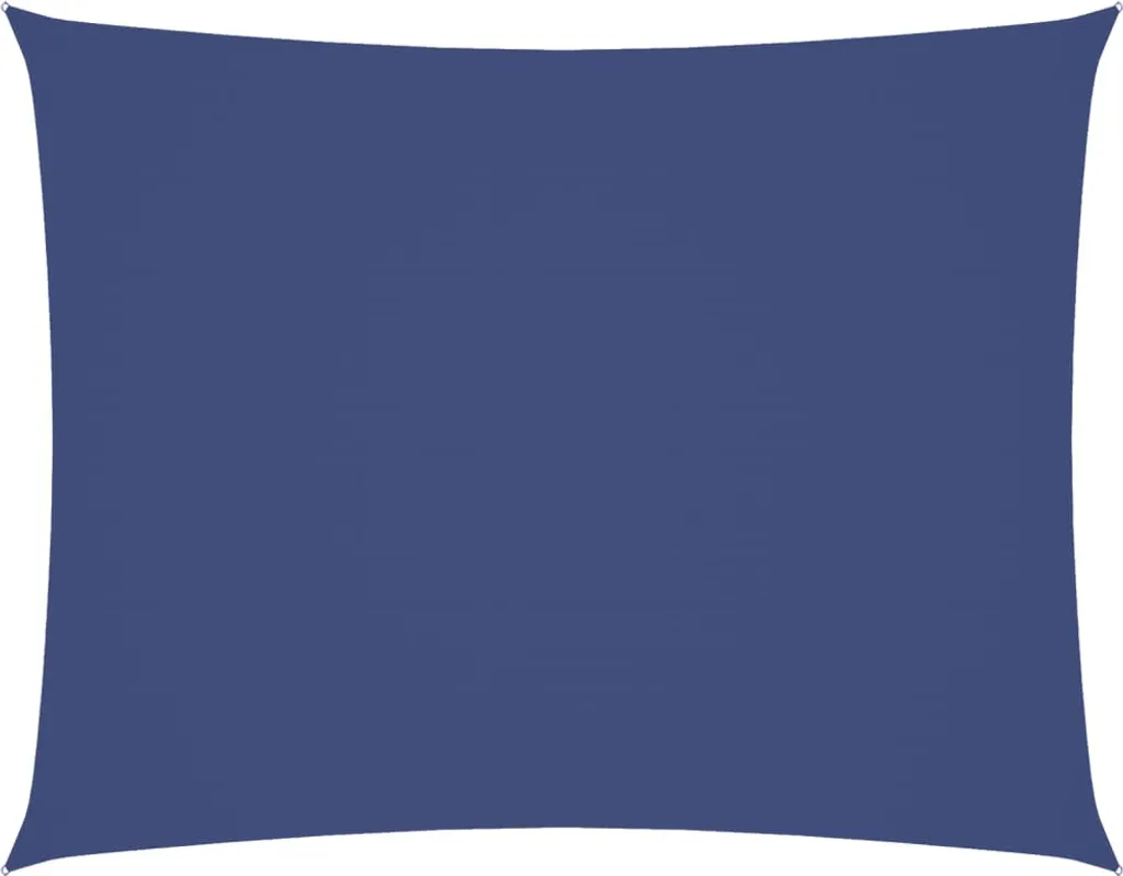 vidaXL Vela Ombreggiante Blu 3,5x5 m - Tessuto Oxford Impermeabile