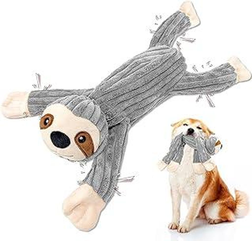 Intelligenz Welpenspielzeug Interaktives Plüsch Kuscheltier Hunde Spielzeug für Welpen Kleine Mittlere Große Hunde Kuscheltier mit Seil