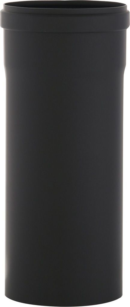 Ofenrohr, schwarz, 1,2 mm, mit Dichtung