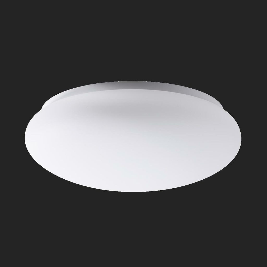 OSMONT ARA67591 ARAKIS 3 Decken-/Wandleuchte aus Glas, weiß, IP43, 4000 K, 33 W LED-Notbeleuchtung, kombiniert, 3 Stunden