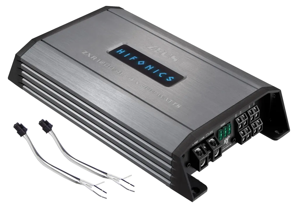 Amplificateur classe D compact Hifonics ZXR1200/4E ultra performant - 2
