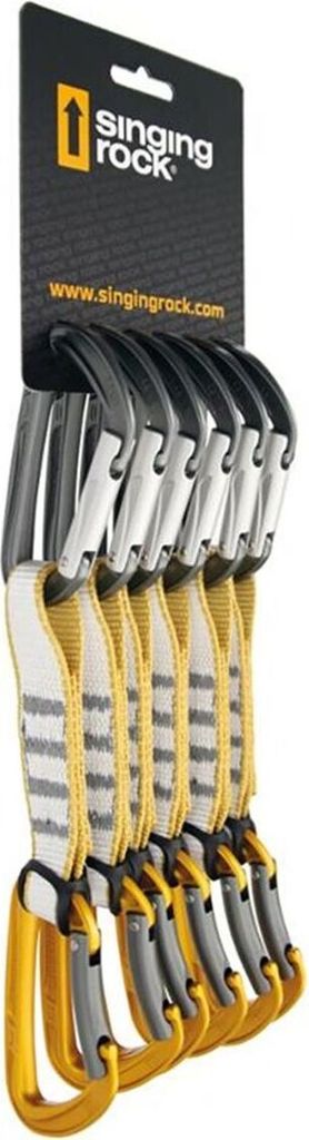 Singing Rock Colt 6Pack Quickdraw Solid Straight/Solid Bent Gate
