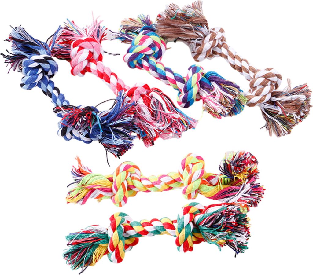 1Pc/3Pcs/5Pcs Haustier Spielzeug Interaktive Hunde Kauen Spielzeug Biss-beständig Baumwolle Seil Hund Training Spielzeug Pet liefert