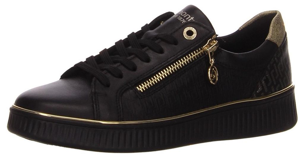 Remonte Schnürhalbschuhe in schwarz, Gr. 42