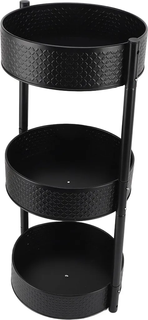 Organisateur d'épices rotatif 3 couches XL pour rangement placard cuisine