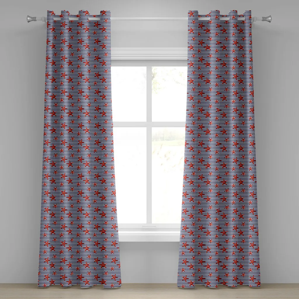 Tende Decorative Stelle Marine ABAKUHAUS - Stile Mare 280x245cm