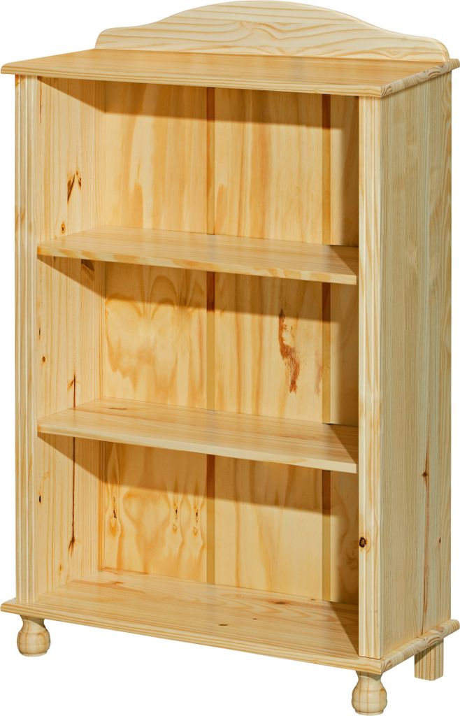 Möbilia Bücherregal | mit 2 Böden | Kiefer-Holz | B 77 x T Produktbild 