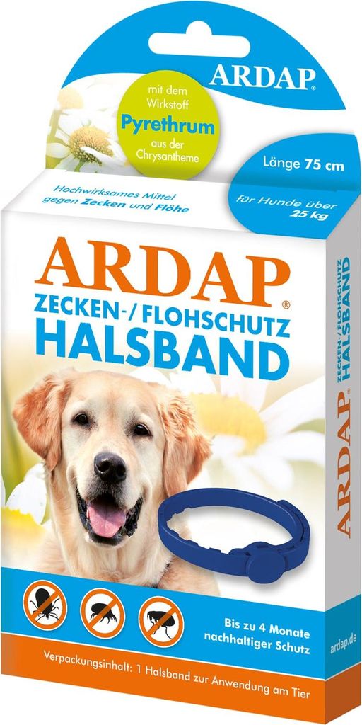 Halsband ARDAP Zecken- und Flohhalsband große Hunde Produktbild 