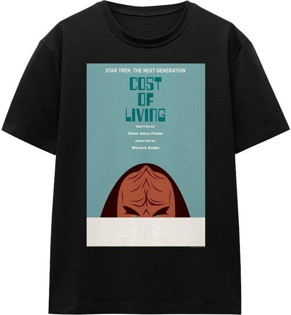 Star Trek - "The Next Generation Season 5 Episode 20" T-Shirt für Herren/Damen Uni TV16511 (L) (Schwarz)
