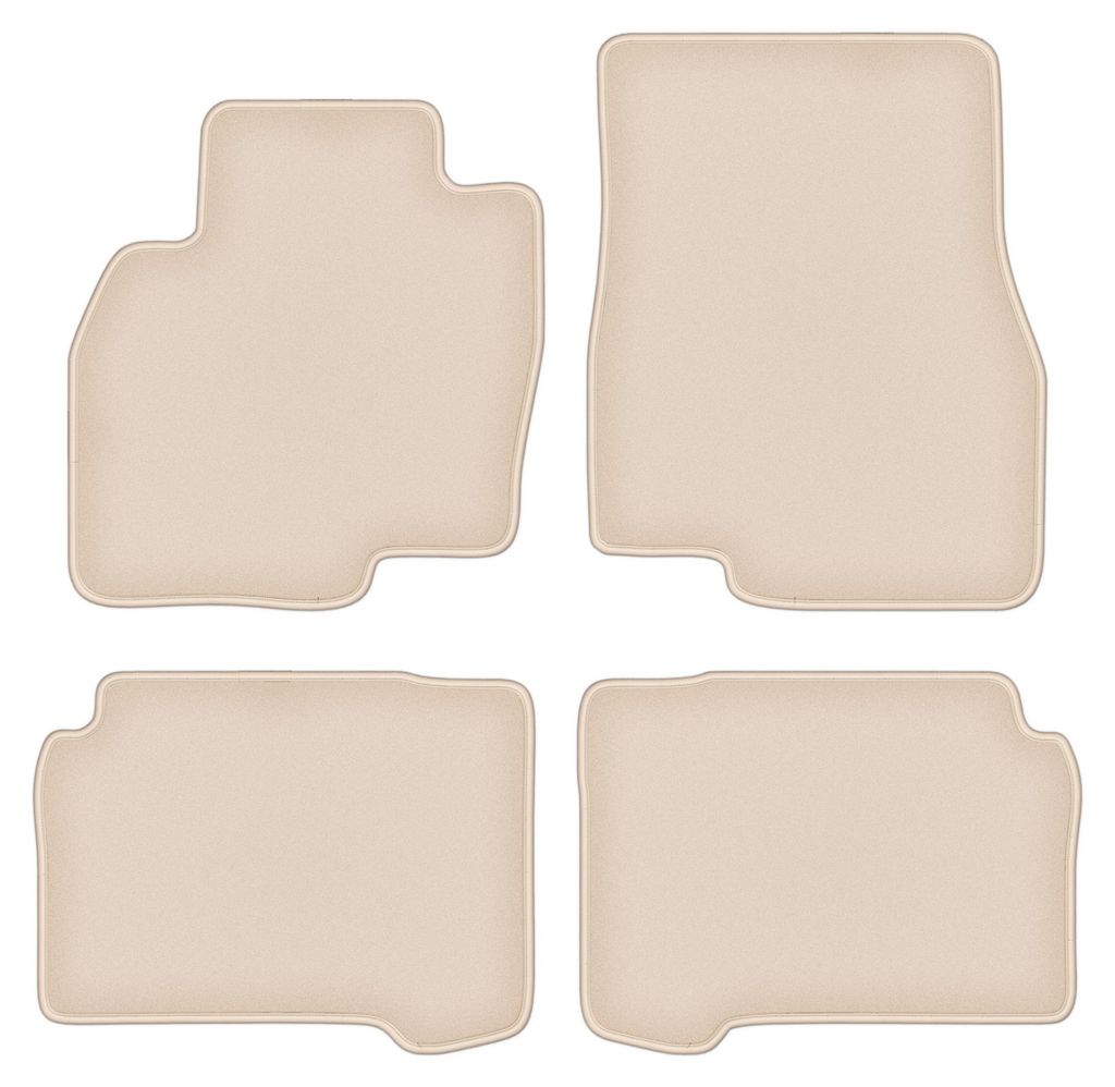 DURBAN Beige Velours-Fußmatten-Set für Mitsubishi Grandis Produktbild 