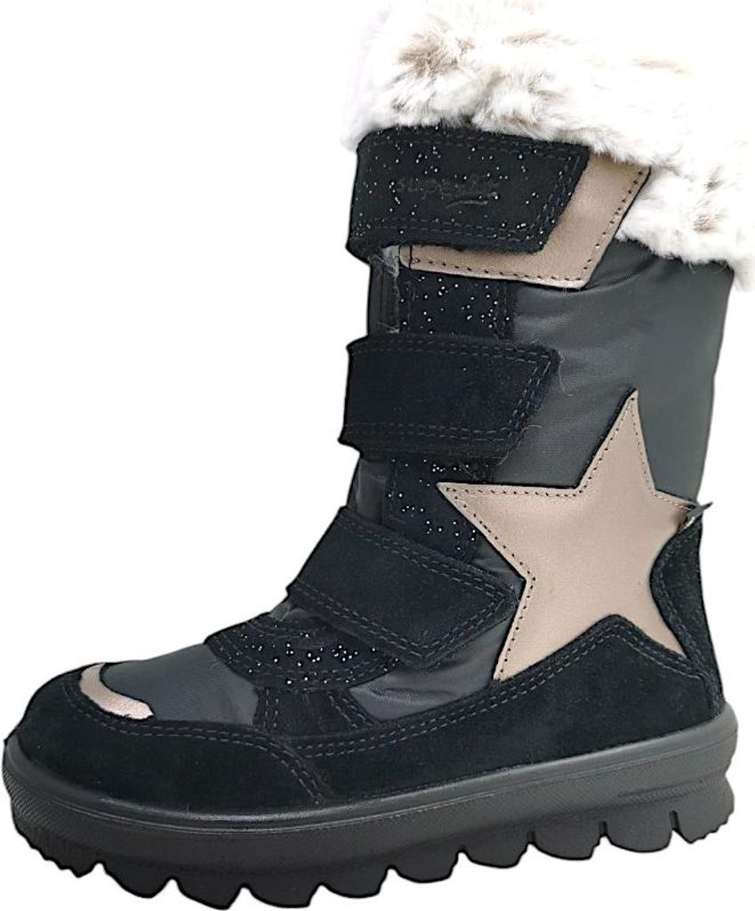 Superfit FLAVIA Kinderschuhe Mädchen Winterstiefel Schwarz Freizeit, Schuhgröße:36 EU