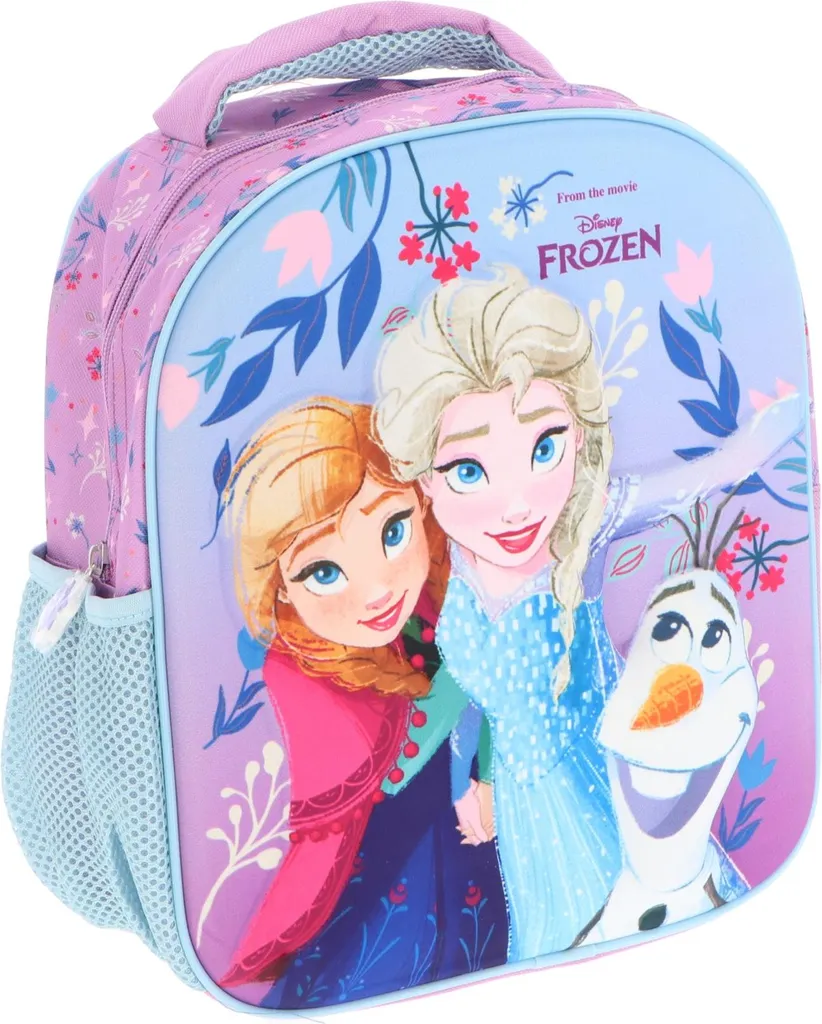 Zaino Frozen 3D Disney per Asilo e Tempo Libero - Elsa e Anna