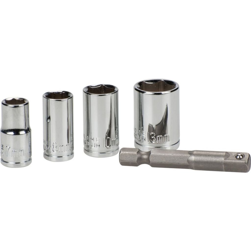 KWB Steckschlüsselsatz mit Adapter 5-teilig