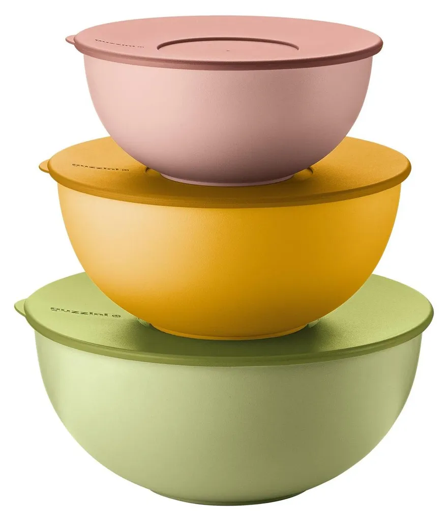 Bols de Transport Guzzini Everywhere avec Couvercles pour Lunch et Picnic
