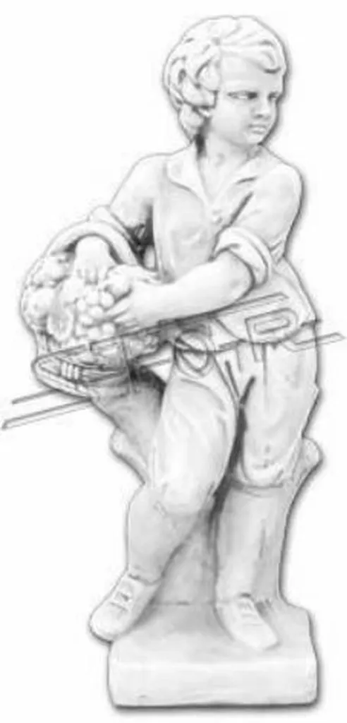 Statue Décoration Jardin 75cm Garçon pour Aménagement Paysager Réf 326