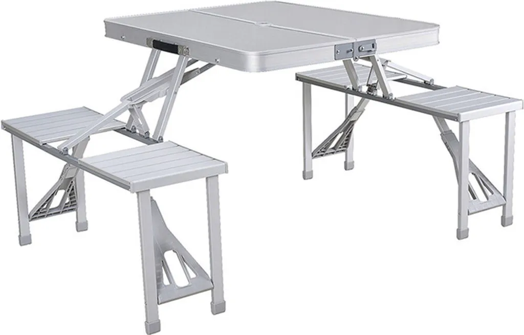 Table Pliable Valise 4 Personnes Idéale pour Pique-nique et Vacances