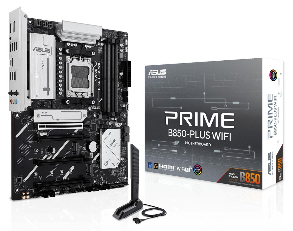 ASUS PRIME B850-PLUS WIFI AMD B850 Sockel AM5 ATX Produktbild 