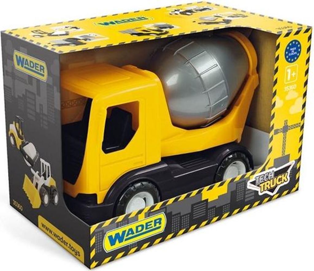 Wader Tech Truck Betonmischer im Karton,35363