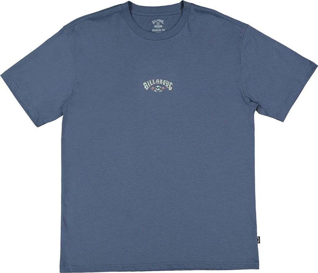 Billabong Rose Arch Regular Fit Kurzarm-t-shirt Blau L Mann Blau L