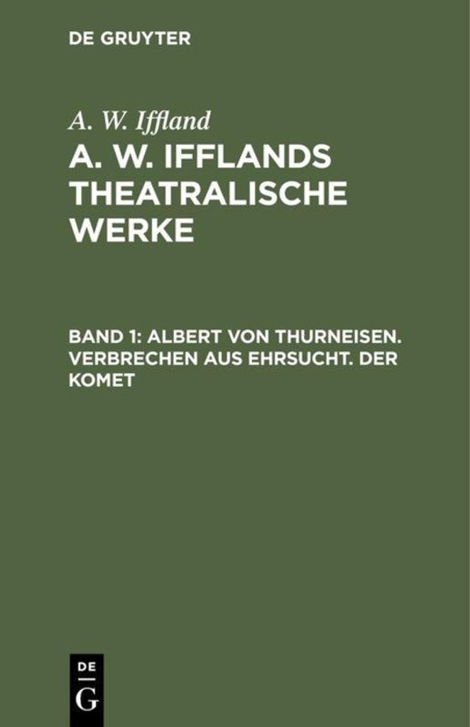 Albert von Thurneisen. Verbrechen aus Ehrsucht. Der Komet