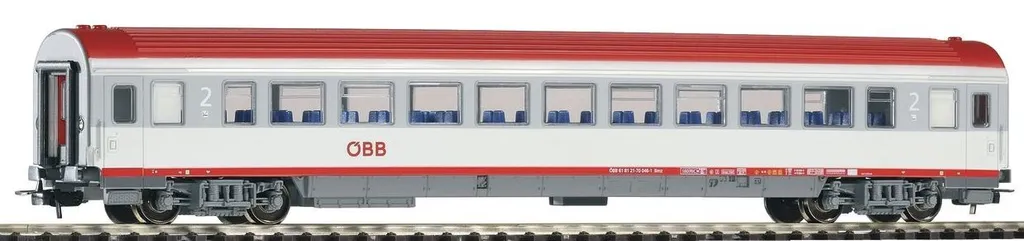 Voiture voyageurs 2ème classe Bmz ÖBB Piko 57613 pour réseau ferré HO