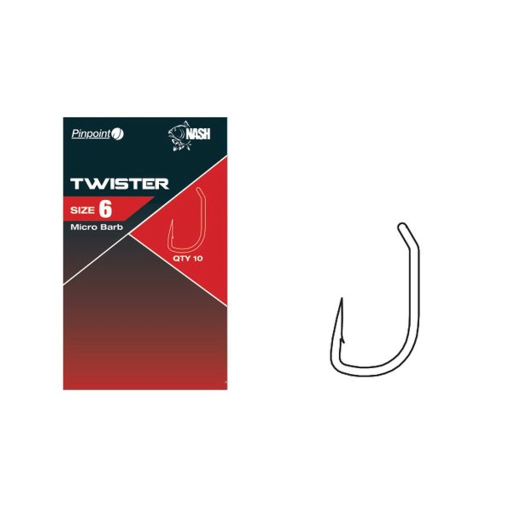 Nash Twister Hooks, Micro Barbed Produktbild 