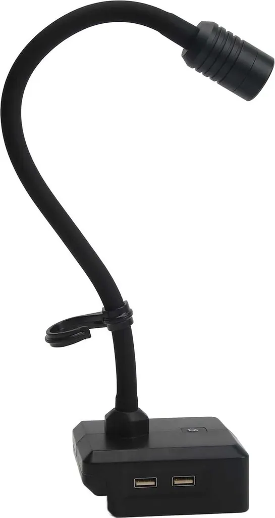 Lampe de travail LED flexible à 360° avec chargeur USB double port - 6