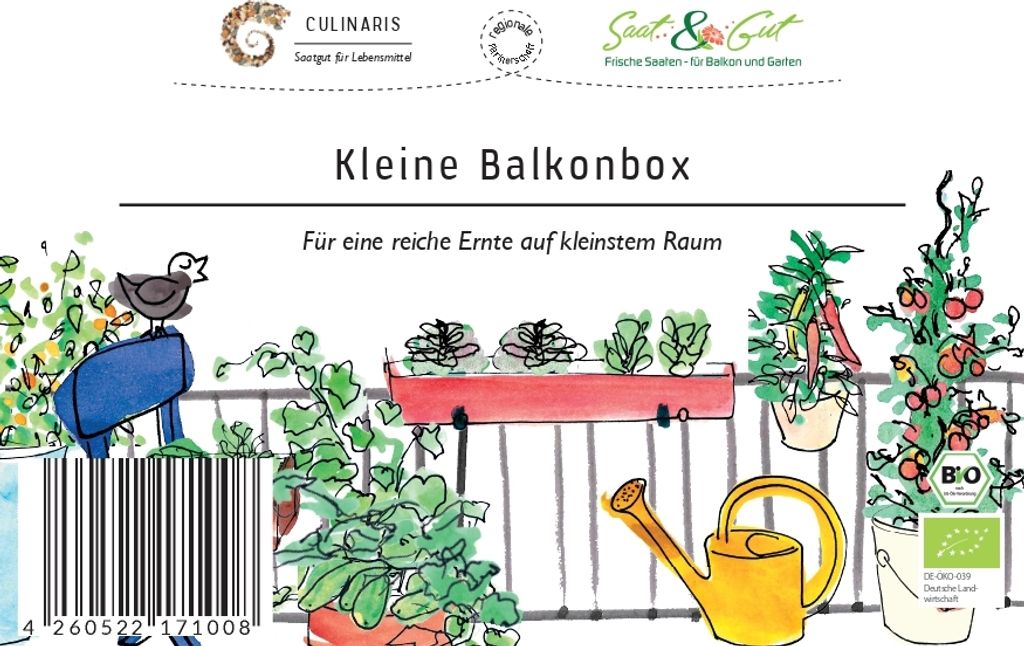 Balkonbox klein | Gemüsesamen-Sets von Culinaris