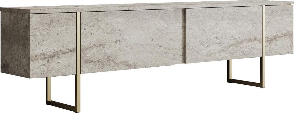 TV-Möbel aus Holz "Luxe" - 180 x 30 x 50 cm - TravertinOr