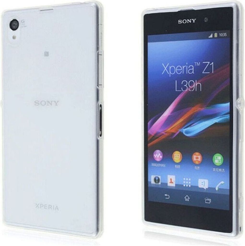 Sony Xperia Z1 Transparent Case Hülle Silikon