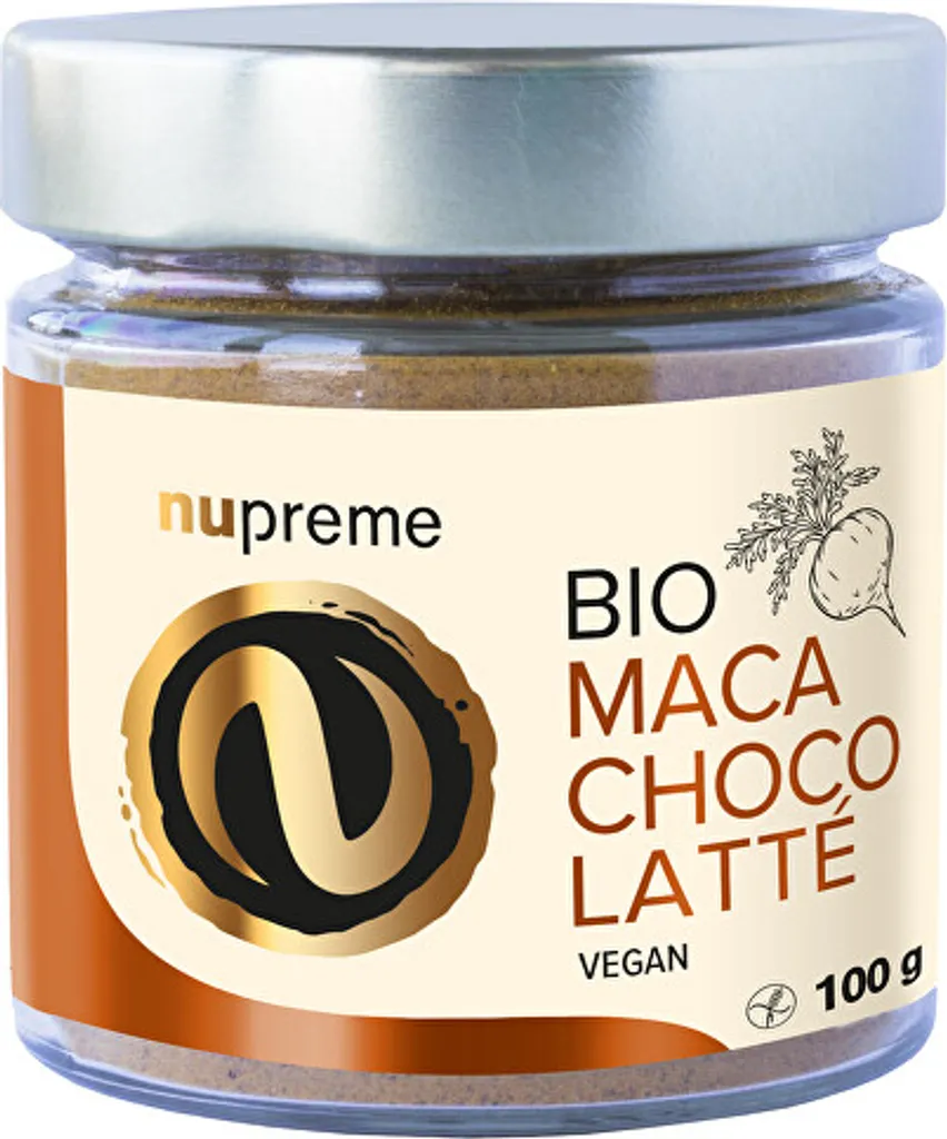 Choco Maca Latté 100 g - Idéal pour le Petit-déjeuner Vitalité