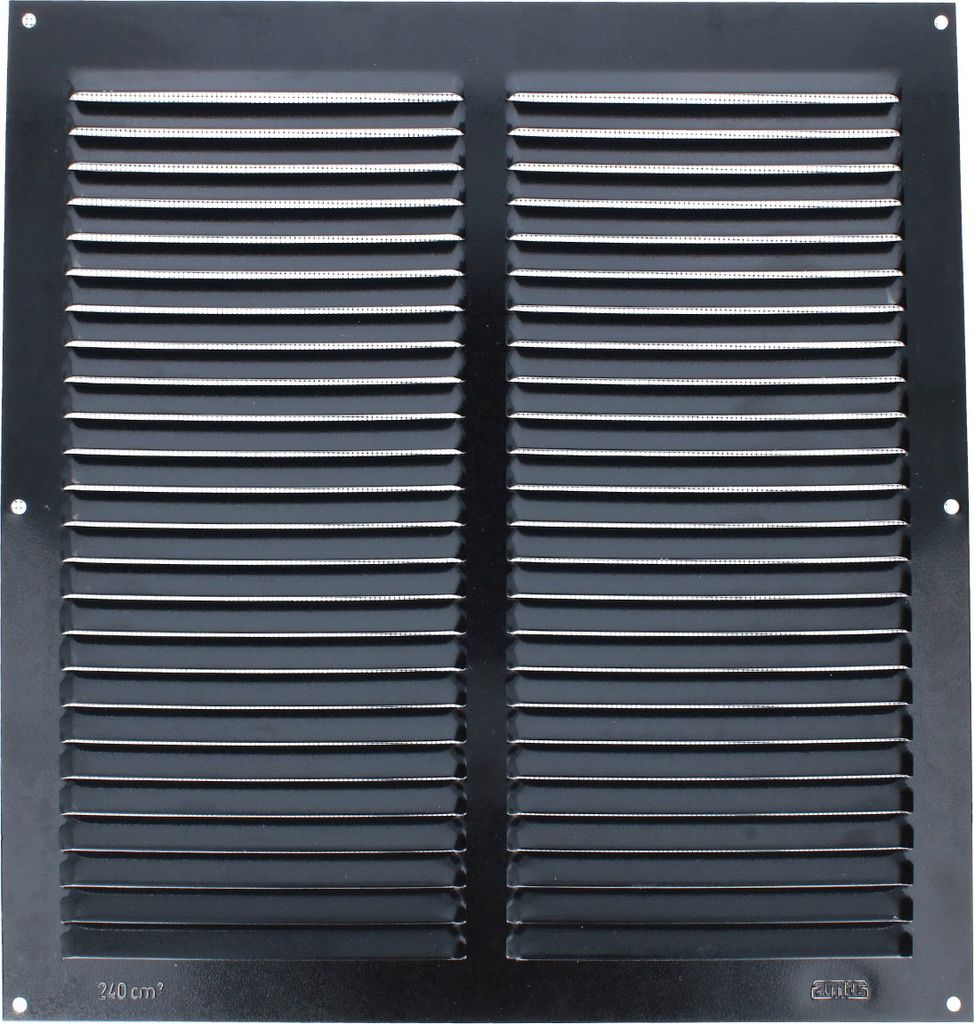 Aluminium Insektenschutzgitter Schwarz Lüftungsgitter Moskitonetz Be- Entlüftungsgitter 300x300mm